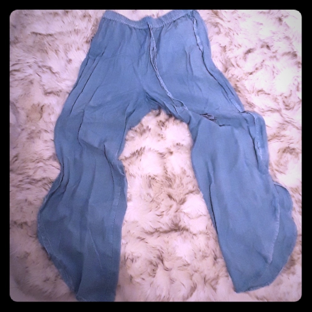 Cambray Wide Leg pants small